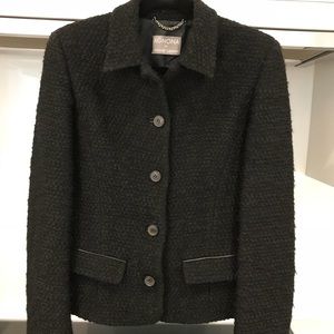 Agnona / Bergdorf Goodman Black Wool Blazer